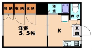 メルサハイツAの物件間取画像